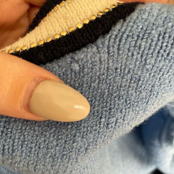 Vintage St. John Santana Knit Tank Top Crop Size Small Embellished - Picture 3 of 6